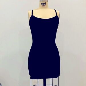 Velvet Bodycon Little Black Dress